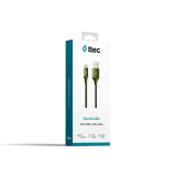 Кабель USB - microUSB, 1.2м, ttec 2DK11 Khaki