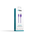 Кабель USB - microUSB, 1.2м, ttec 2DK11 Purple