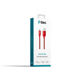 Кабель USB - microUSB, 1.2м, ttec 2DK11 Red