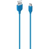 Кабель USB - microUSB, 1.2м, ttec 2DK7530 Blue