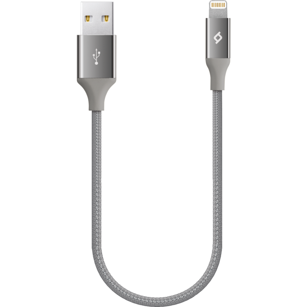 Кабель USB - Lightning, 0.3м, ttec 2DK28 Space Gray