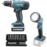 Дрель-шуруповёрт Makita DF347DWLX1