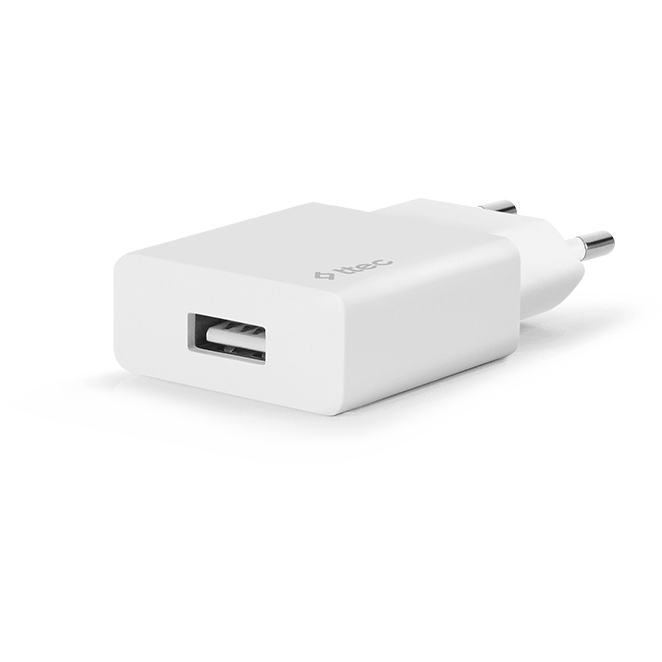 Сетевое зарядное устройство ttec SmartCharger Travel Charger 2.1A White - 2SCS20