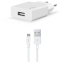 Сетевое зарядное устройство ttec SmartCharger Travel Charger 2.1A Type-C Cable White - 2SCS20