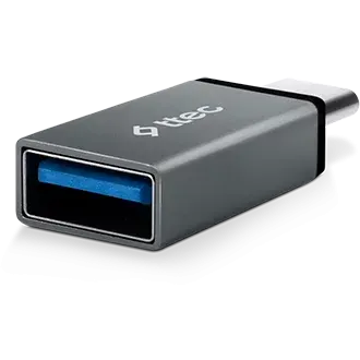 Переходник USB - USB Type-C, ttec 2DK43 Gray