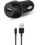 Автомобильное зарядное устройство ttec SmartCharger + Lightning Cable Black (2CKS20L)