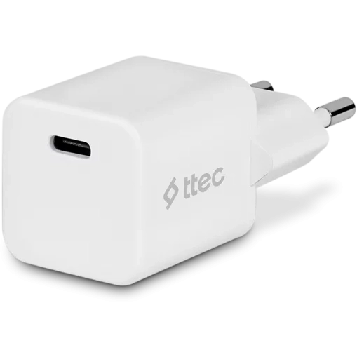 Сетевое зарядное устройство ttec SmartCharger 20W PD White - 2SCP01