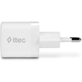 Сетевое зарядное устройство ttec SmartCharger 30W PD White (2SCP03)