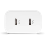 Сетевое зарядное устройство ttec SmartCharger Duo Pro GaN 50W PD White (2SCG01)