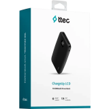 Внешний аккумулятор ttec ChargeUp LCD 10.000 Black (2BB205)