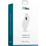 Внешний аккумулятор ttec ChargeUp LCD 10.000 White (2BB205)