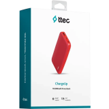 Внешний аккумулятор ttec ChargeUp 10.000 Red (2BB204)