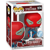 Фигурка Funko POP! Bobble Marvel Games Spider-Man 1 Peter Parker Velocity Suit (76676)