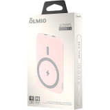 Внешний аккумулятор Olmio QM-06 Pink (046619)