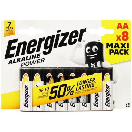 Батарейка Energizer Alkaline Power (AA, 8 шт.) - 00-00004353