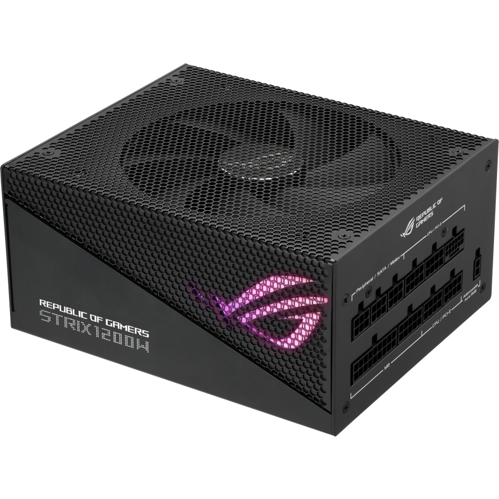 Блок питания 1200W ASUS ROG Strix Gold Aura Edition (ROG-STRIX-1200G-AURA-GAMING) - 90YE00P0-B0NA00