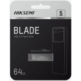 USB Flash накопитель 64Gb HIKSEMI BLADE Grey (HS-USB-E301/64G/U3/GREY)