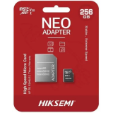 Карта памяти 256Gb MicroSD HIKSEMI NEO + SD адаптер (HS-TF-C1/256G/ADAPTER)