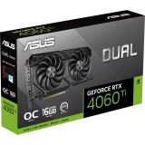 Видеокарта NVIDIA GeForce RTX 4060 Ti ASUS 16Gb (DUAL-RTX4060TI-O16G-EVO)