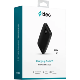 Внешний аккумулятор ttec ChargeUp Pro LCD 10.000 Black (2BB209)