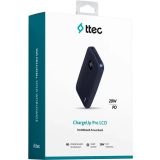 Внешний аккумулятор ttec ChargeUp Pro LCD 10.000 Navy (2BB209)