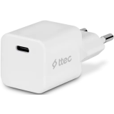 Сетевое зарядное устройство ttec SmartCharger 20W PD + USB-C Cable White (2SCP01)