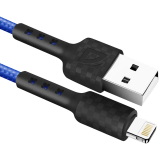 Кабель USB - Lightning, 1м, Defender F181 Blue (87114BLU)