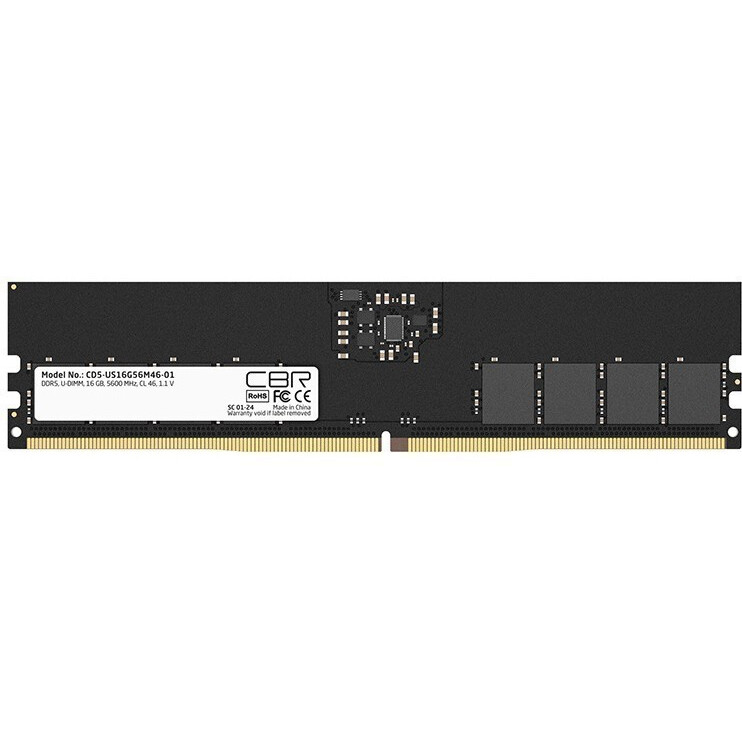 Оперативная память 16Gb DDR5 5600MHz CBR (CD5-US16G56M46-01)