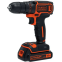 Дрель-шуруповёрт Black&Decker BDCDC18KB-QW