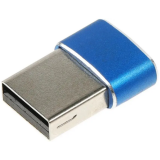 Переходник USB A (M) - USB Type-C (F), PREMIER 6-071 Blue