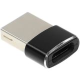 Переходник USB A (M) - USB Type-C (F), PREMIER 6-071 Black