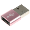 Переходник USB A (M) - USB Type-C (F), PREMIER 6-071 Pink