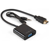 Переходник HDMI (M) - VGA (F), 0.3м, ExeGate EX-HDMIM-VGAF-3.5JackS-0.3 (EX297588RUS)