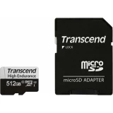 Карта памяти 512Gb MicroSD Transcend 350V + SD адаптер (TS512GUSD350V)