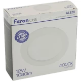 Светильник Feron ONE AL528 ДВО-12w 4000K (48873)