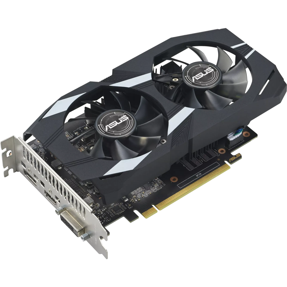 Видеокарта NVIDIA GeForce GTX 1650 ASUS 4Gb (DUAL-GTX1650-4GD6-P-EVO)