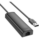 Док-станция HOCO HB42 USB-A 2.0 Easy Safety 1.2m Black