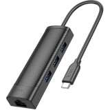 Док-станция HOCO HB42 USB-C 3.0 Easy Safety 0.2m Black