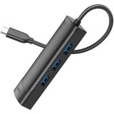 Док-станция HOCO HB42 USB-C 3.0 Easy Safety 0.2m Black