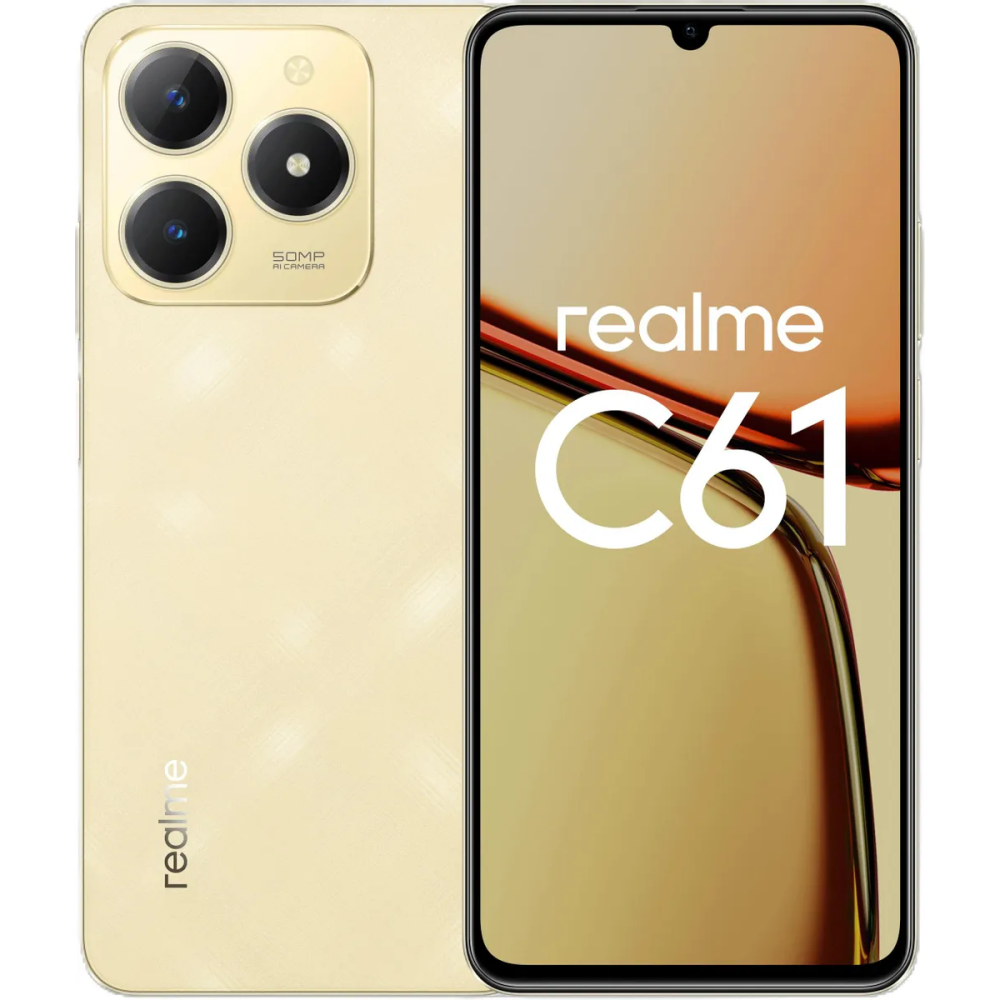 Смартфон Realme C61 8/128Gb Sparkle Gold