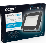 Прожектор Gauss Qplus 200W 24000lm (613100200)