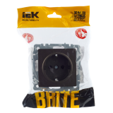 Электрическая розетка IEK BRITE BR-R14-16-K45