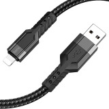 Кабель USB - Lightning, 1.2м, HOCO U110 Black (HC-70561) (6931474770561)