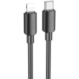 Кабель USB - Lightning, 1м, HOCO X96 Hyper Black (6931474799067)