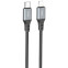 Кабель USB Type-C - Lightning, 1м, HOCO X86 Spear Black - 6931474777898