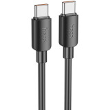 Кабель USB Type-C - USB Type-C, 1м, HOCO X96 Hyper Black (6931474799128)