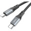 Кабель USB Type-C - USB Type-C, 3м, HOCO X92 Honest Black - 6931474788788