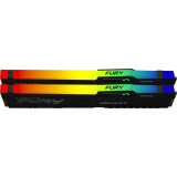 Оперативная память 64Gb DDR5 5200MHz Kingston Fury Beast RGB (KF552C36BBEAK2-64) (2x32Gb KIT)