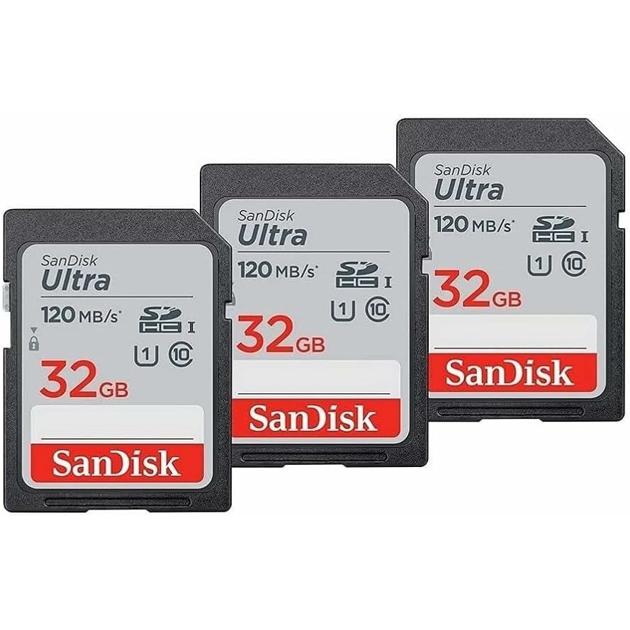 Карта памяти 32Gb SD SanDisk Ultra (SDSDUN4-032G-GN6IM)