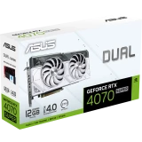 Видеокарта NVIDIA GeForce RTX 4070 Super ASUS 12Gb (DUAL-RTX4070S-12G-WHITE)